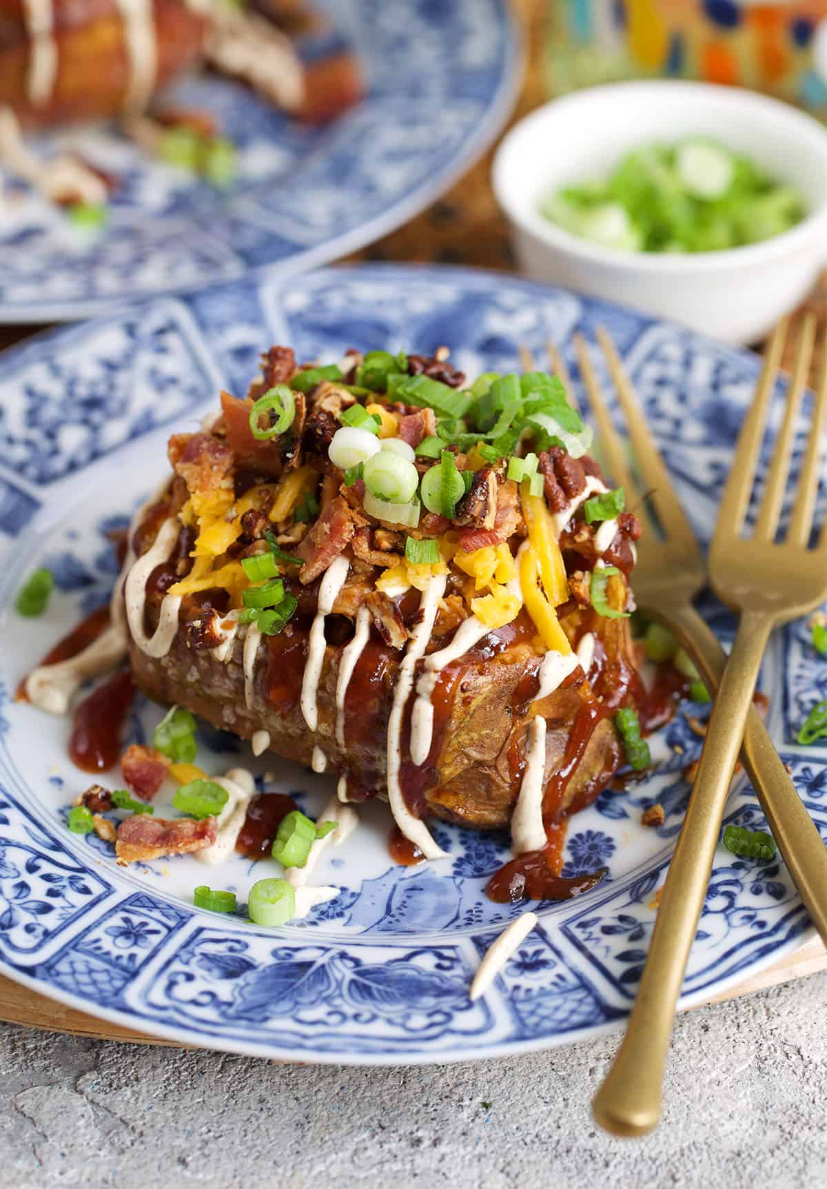 Tailgate Favorite: Make-Ahead Spicy Pulled Pork Sweet Potatoes